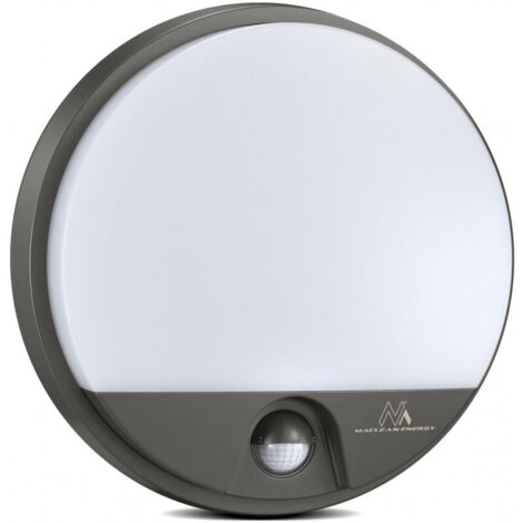 MACLEAN MCE291 GR LAMPE LED AVEC CAPTEUR DE MOUVEMENT INFRAROUGE 1100LM 15W IP54 GRIS (1/3)