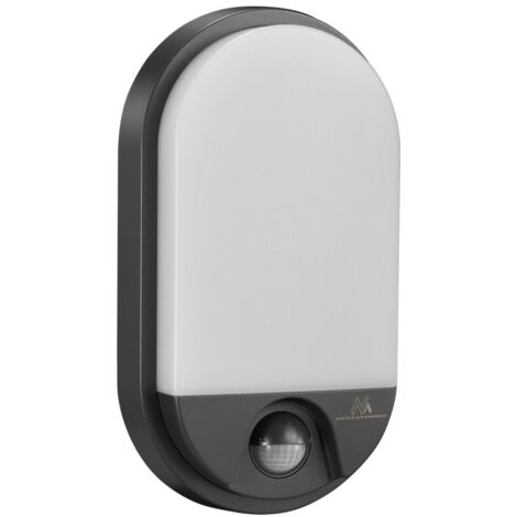 MACLEAN MCE340 LAMPE LED AVEC DÉTECTEUR DE MOUVEMENT INFRAROUGE W 1100 LM 15W IP54 (MCE340 GR) (1/5)