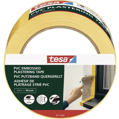 TESA PVC PUTZBAND 55486-00000-00 BANDE ADHÉSIVE DE PLÂTRAGE JAUNE (L X L) 33 M X 50 MM 1 PC(S) (1/3)