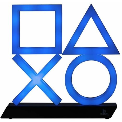 Paladone PLAYSTATION ICONS PS5 XL Lampe Noir Blanc 32cm