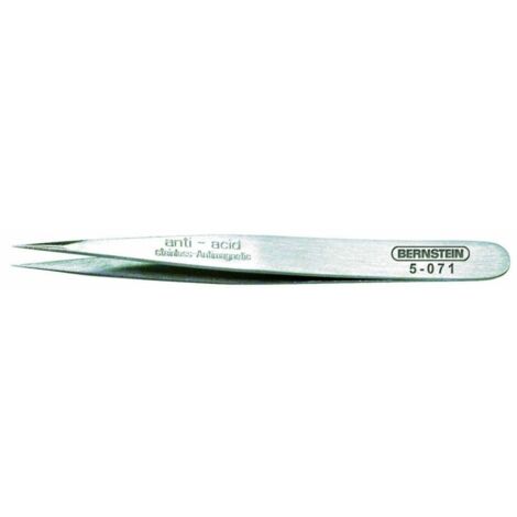 BERNSTEIN WERKZEUG PINCETTE SMD À POINTE DROITE ET FINE, 85 MM, 5-071