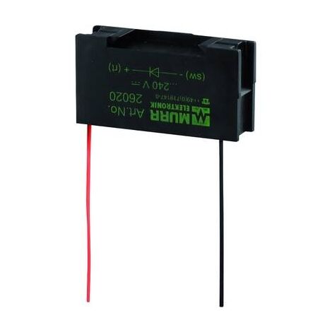 MURR ELEKTRONIK MODULE DANTIPARASITAGE POUR APPAREIL DE COMMUTATION (L X L X H) 12 X 43 X 20 MM 1 PC(S) 20034