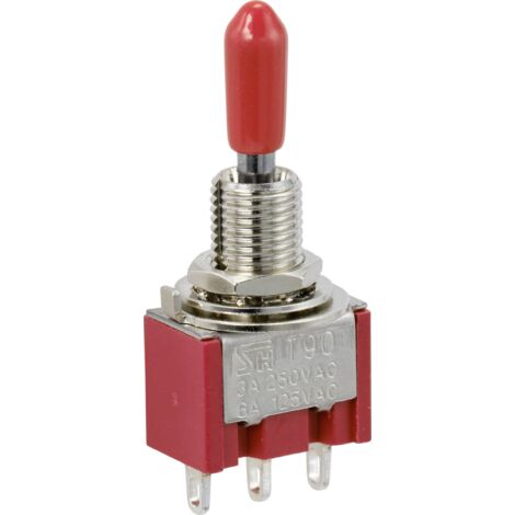 TRU COMPONENTS TC-9353992 INTERRUPTEUR À BASCULE 250 V/AC 3 A 1 X (ON)/OFF/(ON) MOMENTANÉ/0/MOMENTANÉ 1 PC(S) (1/3)