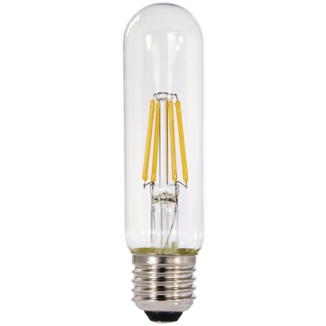 AMPOULE FILAM. LED, E27, 470LM REMP. AMP. TUBE T32, 40W, BLC CHD, RÉG. XAVAX 112606 (1/2)