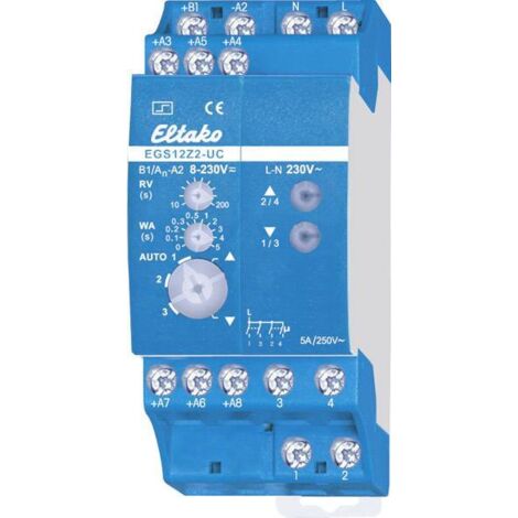 ELTAKO EGS12Z2-8 230VUC COMMUTATEUR DE GROUPE AVEC ACTIONNEUR POUR CONTRÔLE CENTRAL (1/3)