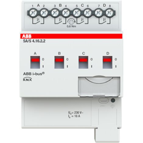 ABB ACTIONNEUR DE COMMUTATION 4 VOIES 16 A REG SA/S4.16.2.2 2CDG110262R0011 (1/3)