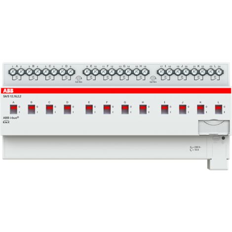 ABB ACTIONNEUR DE COMMUTATION 12 VOIES, 16 A, REG SA/S12.16.2.2 2CDG110264R0011 (1/3)