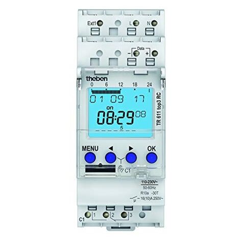 THEBEN 6110330 TR 611 TOP3 RC MINUTEUR NUMÉRIQUE 1 CANAL AVEC PROGRAMMATION D'APPLICATION, PROGRAMMATEUR D'INTERRUPTEUR, PROGRAM (1/2)