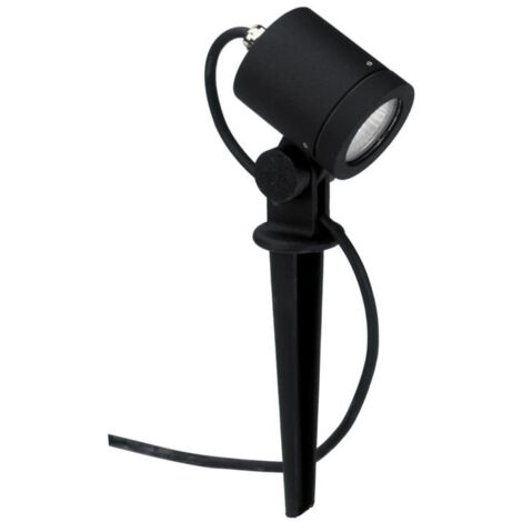 ALBERT 662197 BROCHETTE SPOT, ALUMINIUM, GZ10, 8,5 X 34,5 CM, NOIR (1/3)