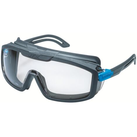 UVEX I-GUARD LUNETTES DE PROTECTION POUR TRAVAIL ET LABORATOIRE TRANSPARENT/ANTHRACITE BLEU 9143266 (1/5)
