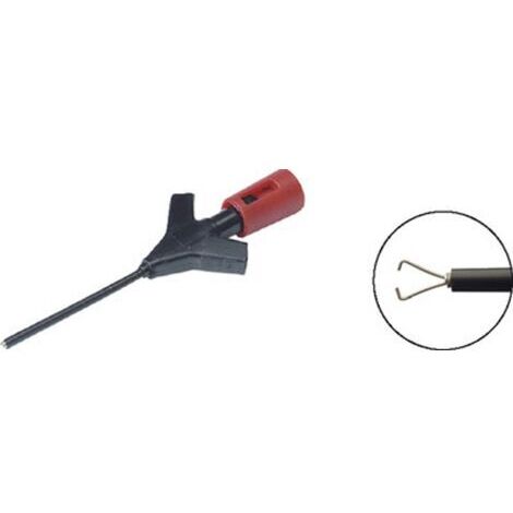 GRIP-FIL MINIATURE SKS HIRSCHMANN MICRO-KLEPS ENFICHABLE 0.64 MM CAT I ROUGE 973972101 (1/5)