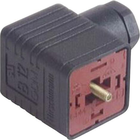 CONNECTEUR RECTANGULAIRE SÉRIE GDM HIRSCHMANN GDM 3009 J SW 932 214-100-1 NOIR PÔLE:3 + PE 1 PC(S) (1/5)