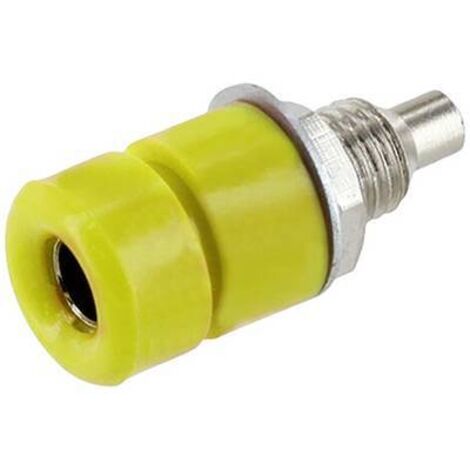 econ connect TB40GE Fiche femelle de laboratoire embase femelle Ø de la broche: 4 mm jaune 1 pc(s) Bulk S230752 (1/2)