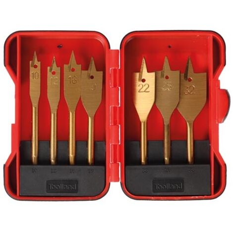 JEU DE MÈCHES PLATES À BOIS - REVÊTEMENT À BOIS - 7 PCS VELLEMAN TL78002 (1/5)