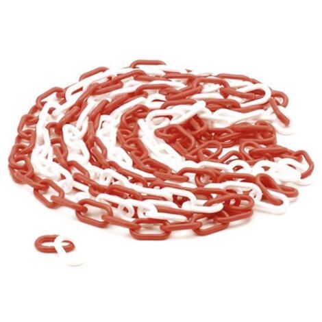 CHAINE ROUGE/BLANC - 5 M PEREL 1186-5 (1/2)