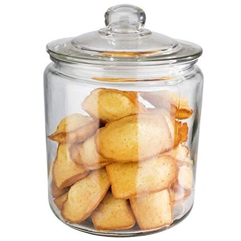 APS POT EN VERRE &BDQUO,CLASSIC&LDQUO, - RÉCIPIENT EN VERRE DE HAUTE QUALITÉ POUR LE STOCKAGE AVEC UNE CAPACITÉ DE 4 L., VOS MAR