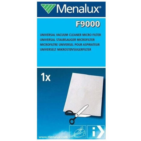 Microfiltre Universel Pour Aspirateur – Planche 250x200 Mm à Découper, Compatible Toutes Marques
