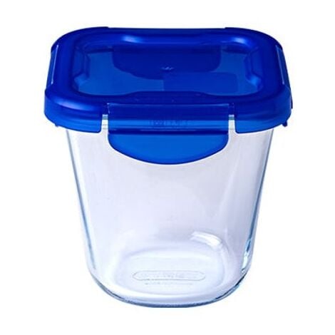 Acheter un tupperware en verre KitchenCraft avec un couvercle bleu