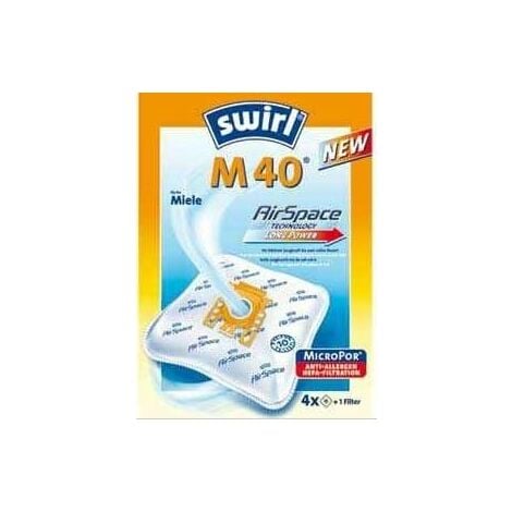 Swirl M 52 MicroPor Plus Lot de 10 sacs pour aspirateur Miele