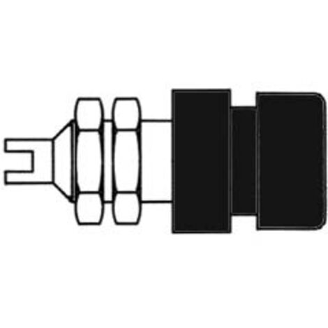Hirschmann DOUILLE STANDARD 4mm ISOLEE - NOIR (BIL 20) (1/3)