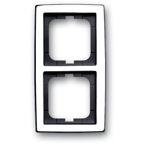 BUSCH-JAEGER 1754-0-4327 CHROME PLAQUE DE COMMUTATION ET OBTURATEUR 2CKA001754A4327 (1/4)