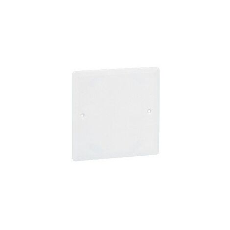 Couvercle universel carré 100x100mm pour boite D80mm Batibox Legrand