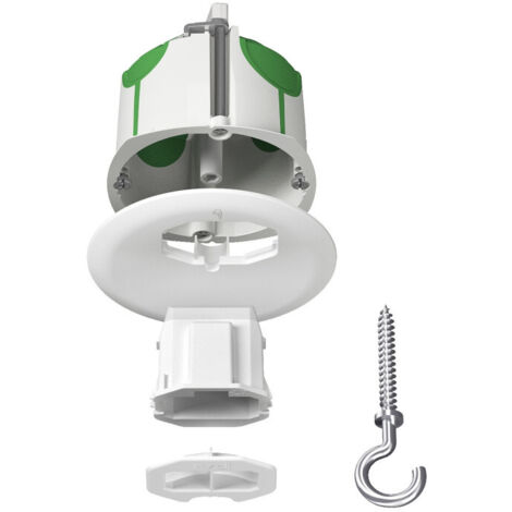 Schneider Electric – Boîte d'encastrement mural DCL 67mm profondeur 50mm – 4 entrées clipsables – Capuchon IP44 – Conforme RT2012 – IMT35022