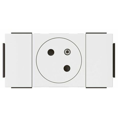 2P+T MODULAIRE ASSOCIABLE 2M FB BLANC CLIPPAGE DIR SURFACE LEGRAND LEG077101L