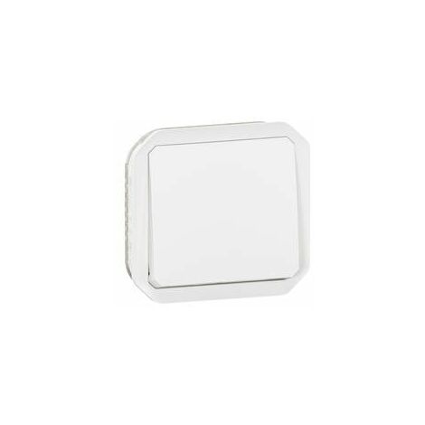 POUSSOIR NO ÉTANCHE PLEXO 10A IP55 IK08 AVEC ENJOLIVEUR - FINITION BLANC LEGRAND LEG069630L