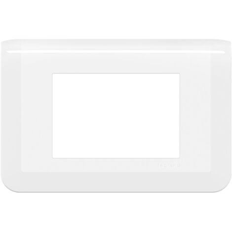 PLAQUE DE FINITION MOSAIC POUR 3 MODULES BLANC LEGRAND LEG078803L