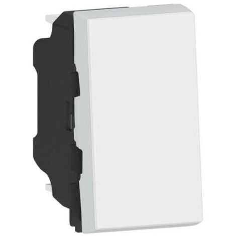 Legrand – Poussoir témoin 6A 250V 77033L – Mode de pose encastré ou saillie – Indice de protection IP31 – Résistance aux chocs IK04 (1/4)