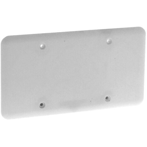 Couvercle universel Batibox pour boîte Batibox 2 postes 155x85mm LEGRAND 080182