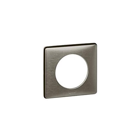 LEGRAND CÉLIANE PLAQUE MÉTAL SIMPLE TUNGSTÈNE - 068971