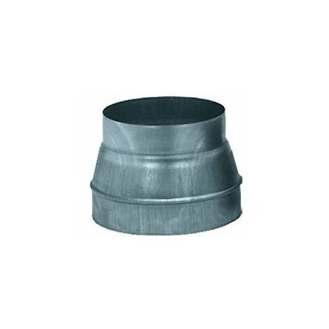 Unelvent – Réduction conique acier galvanisé D 160/125 mm – Raccord male/male pour systèmes de ventilation – Installation facile et rapide