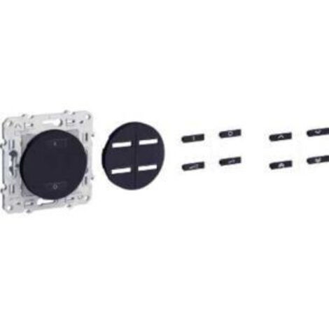 Schneider electric s540575 schneider odace combiné rf anthracite, va-et-vient 20 a 315 w 2 fils (1/2)