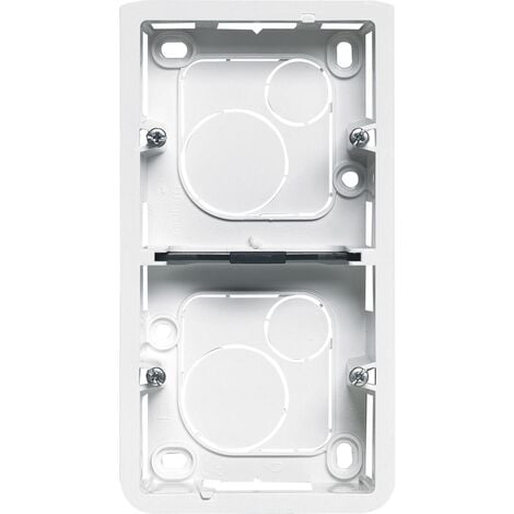 CADRE SAILLIE MOSAÏC LEGRAND 2X2 MODULES - BLANC 080282