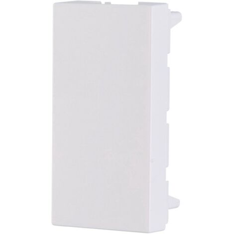 Legrand 077071 - Obturateur Prog Mosaic - 2 mod - blanc