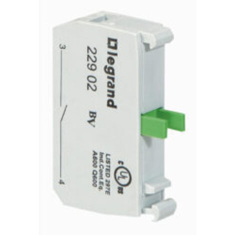 Bloc pour tête non lumineuse Osmoz raccordement à vis NO LEGRAND 022902