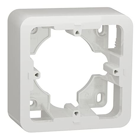 boîte en saillie - 2 modules - blanc - schneider electric nu840218 (1/4)