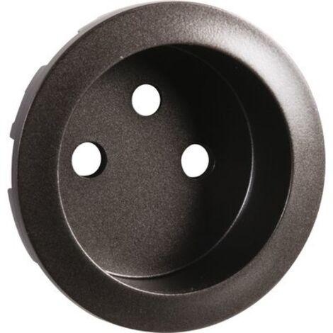 LEGRAND CÉLIANE ENJOLIVEUR PRISE DE COURANT 2P+T GRAPHITE - 067912