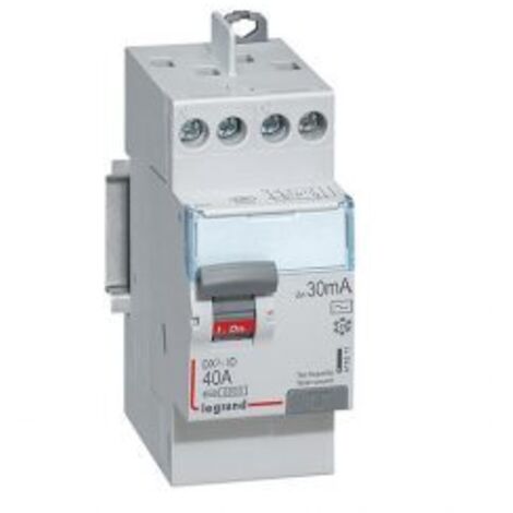 Legrand – Bloc différentiel 25A – Type AC – Sensibilité 30mA – Connexion vis/vis – Conforme norme NF EN 61008-1