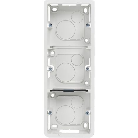 Cadre saillie profondeur 40mm Mosaic pour 3x2 modules vertical et support référence 080253 LEGRAND 080283 (1/9)
