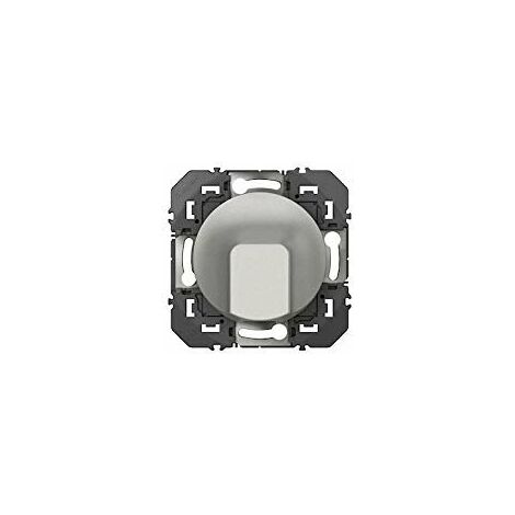 Sortie de câble standard Dooxie - Finition alu - 600425 - Legrand