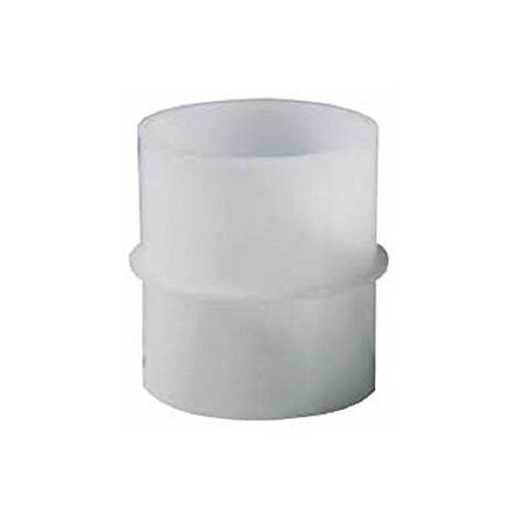 Unelvent – Manchon raccord VMC en PVC diamètre 80 mm – Transformation conduit rectangulaire en circulaire – Installation facile pour cuisines et bureaux