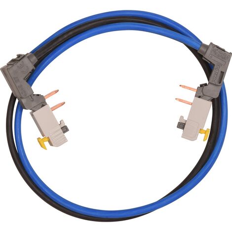 Legrand – Cordon de repiquage à connexion auto 1P+N – Section 2x10 mm² – Intensité 63 A – Câbles H07-VH classe 6