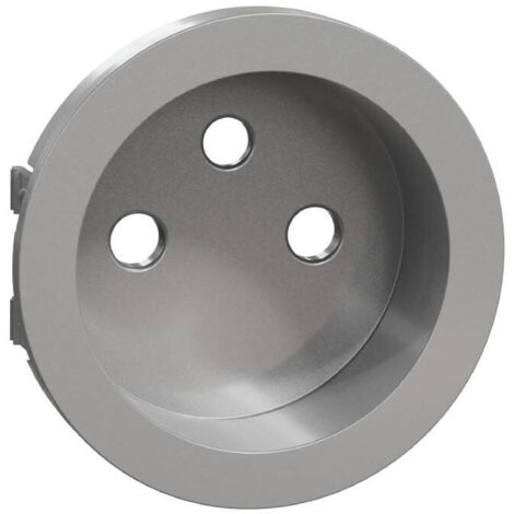 Prise De Courant 2P T à Vis Connexion Rapide Odace S540059 Anthracite