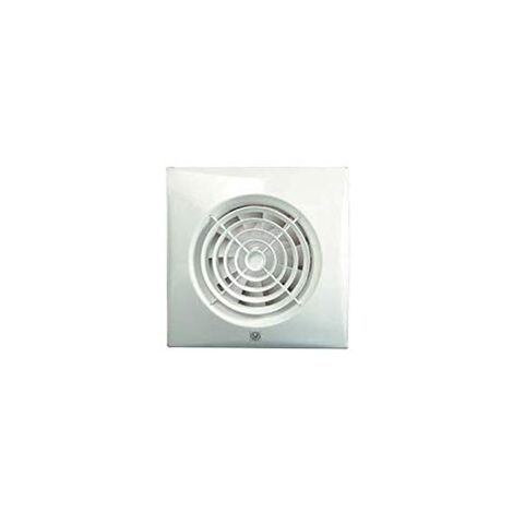 Unelvent – Aérateur permanent ultra-silencieux 13W – Débit d'air 95 m³/h – Dimensions 16x16x11 cm – Clapet anti-retour intégré