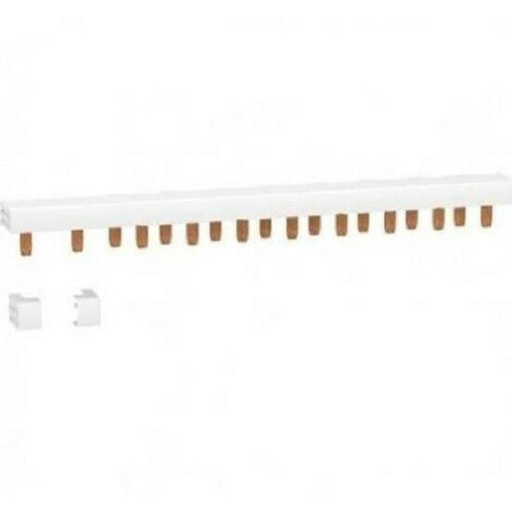Schneider Electric – Peigne électrique 1P+N – 63A – 10 modules 18mm – Découpable – Cache dents 5M – CE – Pour installations électriques