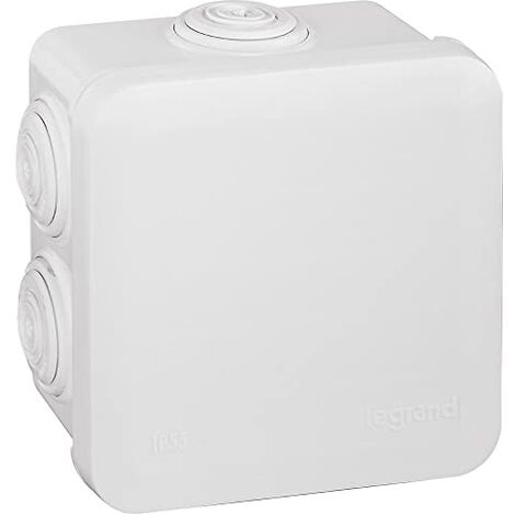 LEGRAND PLEXO BOITE DE DÉRIVATION ÉTANCHE IP55 80X80X45 BLANC - 092013