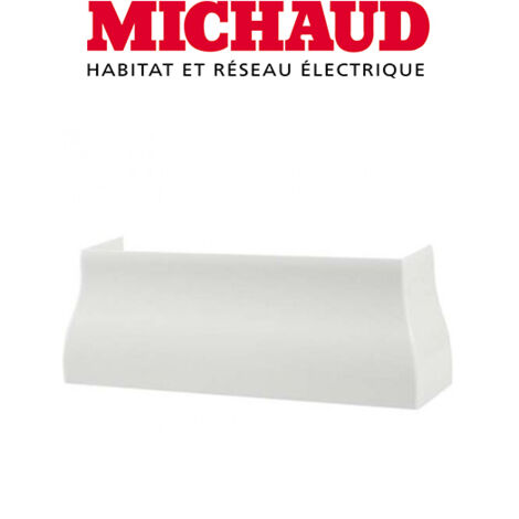 Michaud – Jonction sol et plafond pour GTL 13 modules – Cache de finition clipsable – Améliore l'esthétique – Utilisation facile pour câbles